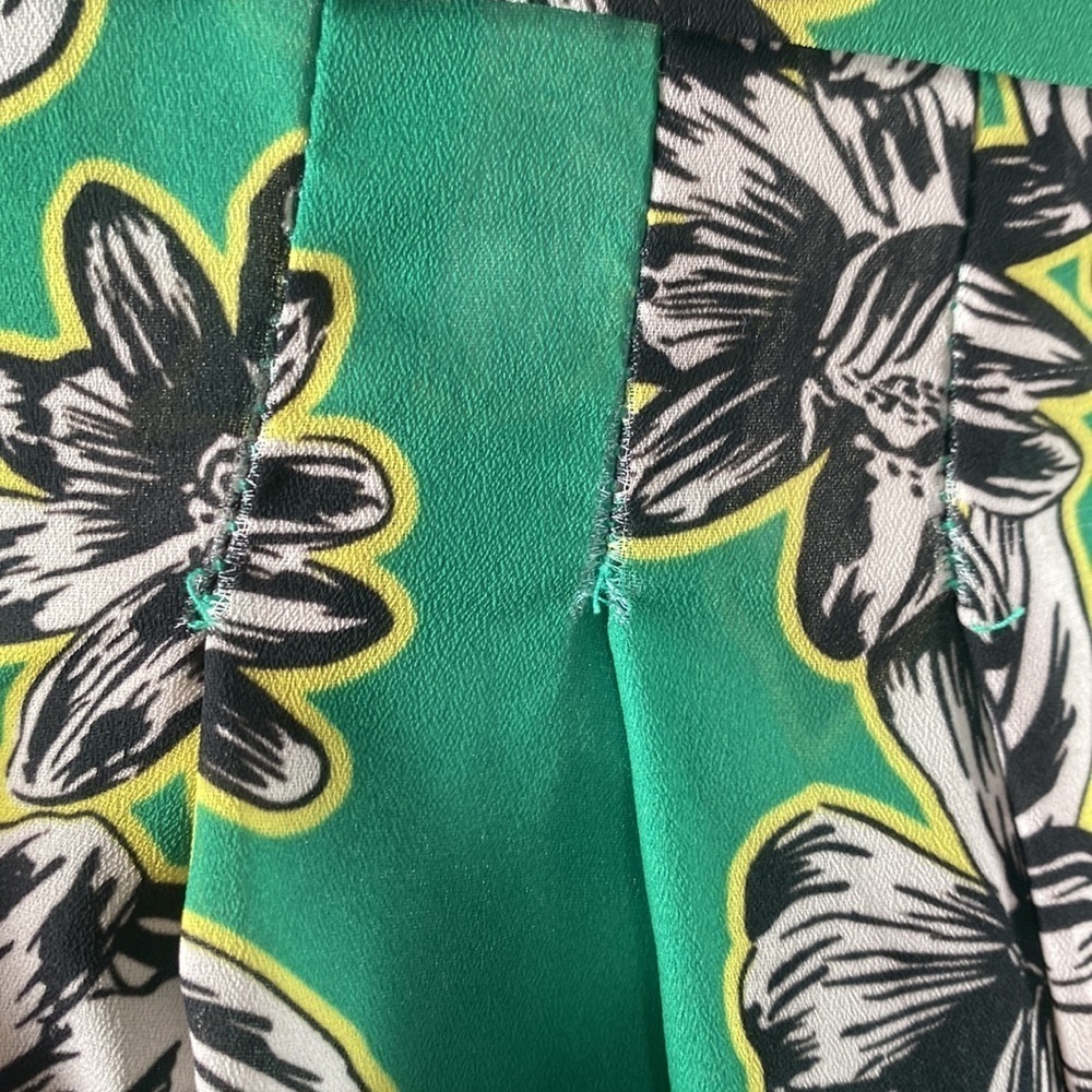 Philosophy Green Floral Dress, Size Large - Picture 8 of 8